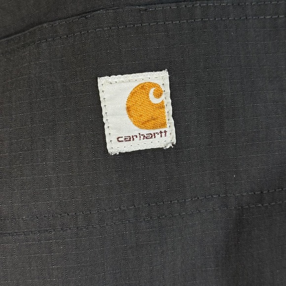 Carhartt Men's Gray Ripstop Relaxed Fit 34x32 - Picture 8 of 13